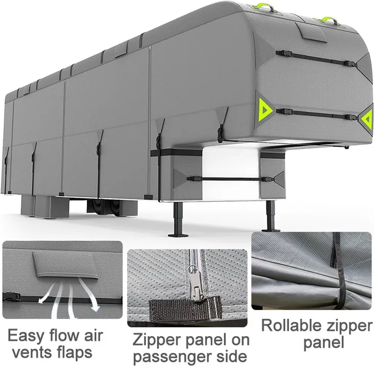 Full Coverage 5th Wheel RV Cover For Complete Protection factory